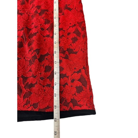 LuLaRoe Stella Elegant Women's Ruby Red Top - Picture 6 of 6